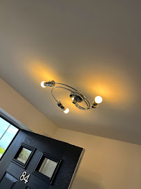 Ceiling spotlight installation at residential property